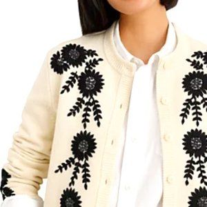 Alexm,ill Becca Wool Embroidered Cardigan